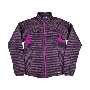 Eddie Bauer First Ascent Storm Down Puffer Jacket Size Small 800 Purple